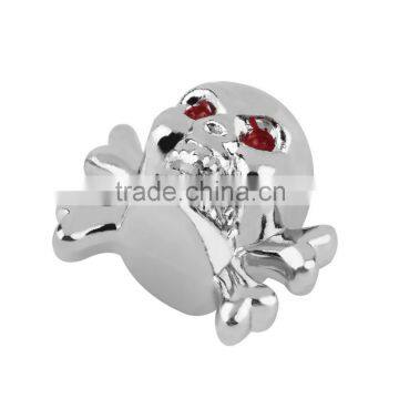 Sliver Universal Fancy Pirate Skull Tire Tyre Air Valve Stem Caps for Auto Car Truck Motorcycle Bike Wheel Rims photo-4
