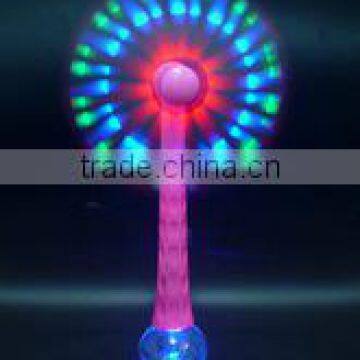 flashing led light up windmill with smile face