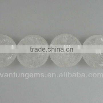 Loose Gemstone Crystal Rough Coin Beads Clear Quartz Coin Beads for Fashion and Jewelry Making photo-5