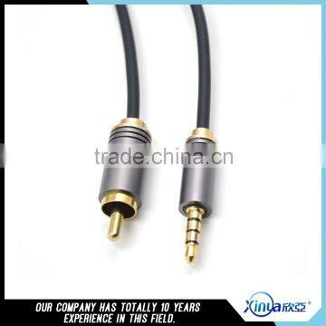 Xinya hot selling new original gold-plated A/V cable Audio&Video cable PVC jacket