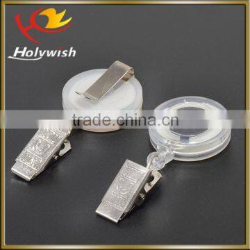 Holywish new design retractable badge holder with alligator clip                        
                                                Quality Choice