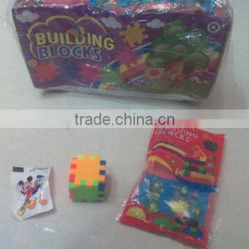Blocks Toy in Bag With Candy