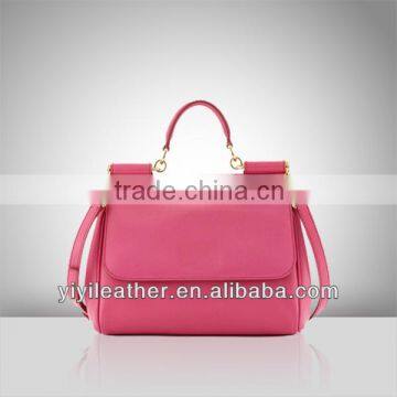 V650- Italian design hot sale PU satchel handbag woman fashion