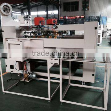 High speed packing machine for corrugated cardboard stitching