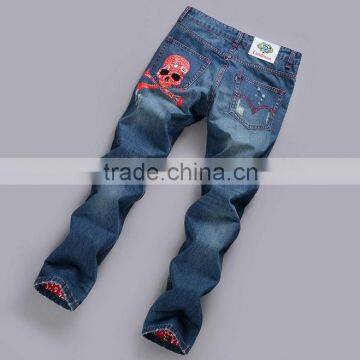 Hot sale high quality long men denim jean