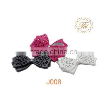 bowknot compact makeup mirror