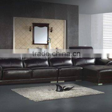 2015 foshan living room leather sofa / European style wood sofa / french alibaba designer sofa 119