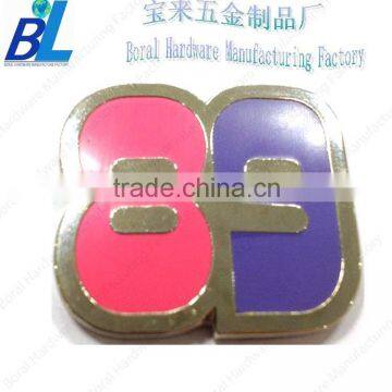 Hard enameled zinc alloy numbers nameplates