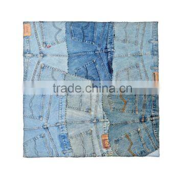 Hand Woven Denim Rug