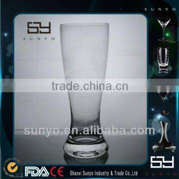 300ml Handmade Cheap Glass Beer Mug/Glassware