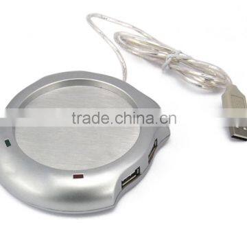 Computer 4 Port Usb Hub Cup Heater Mug Warmer photo-2