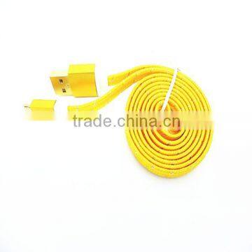 New Style 4 Colors Universal Colorful Flat Compatible Micro Usb Cable Data Sync Charger Cable photo-1