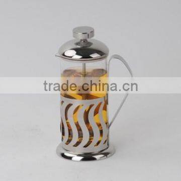 Stainless Steel French Press, Glass Coffee Plunger, Teacoffee Maker photo-2
