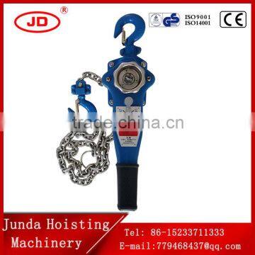 new design 0.75~9T capacity VA Type Lever Hoist, Lever Block G80 steel chain