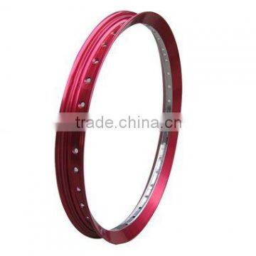 V 1.60 40 spoke alloy rim/Motorbike alloy tyre rim/Aluminum colorful rim