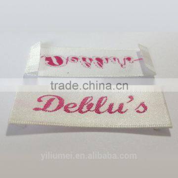 Customized woven label hang tag label swing tag wash label zipper with delicate design