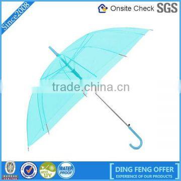 Fashion Lady's Transparent White Bulk Umbrella