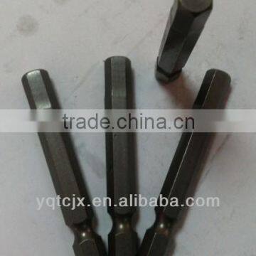 H6-50 Hex Bits With Sandblasting Surface Screw Driver Bits