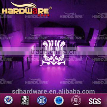 foshan banquet and wedding led light bar table and chairs led wedding table