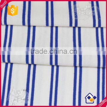 Rayon elastane fabric textile ,fashion stripe t shirt farbic