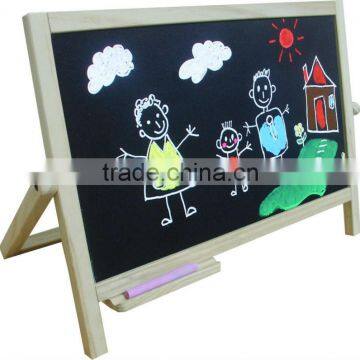 Wooden Table Top Blackboard and white board