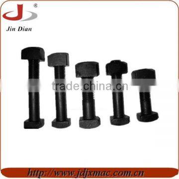 black bolts and nuts for excavator