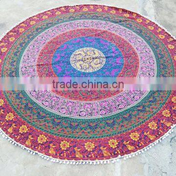 boho hippie mandala tapestry Indian Dorm Decor Beach Throw Mandala Yoga Mat Round Table Cover