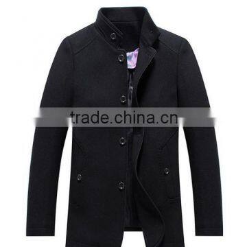 Bussiness casual men's wool european fashion winter coats