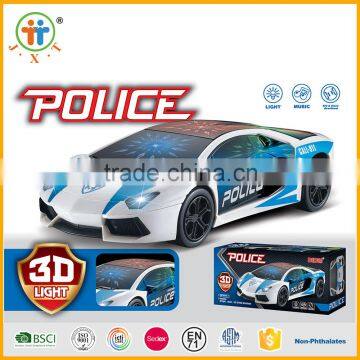 Funny wholesale small car kids toy with 3D Light and music for chirdren
