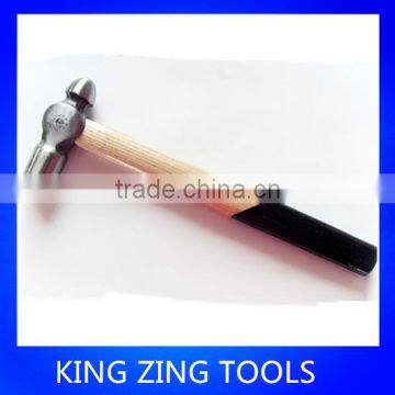 fully polished wooden handle ball peen hammer