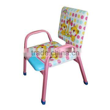 Stackable Baby Cartoon Sitting Child Backrest Whistle Chair photo-2