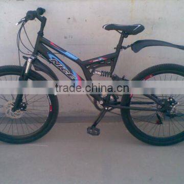 26" black suspension MTB for hot sale SH-SMTB003