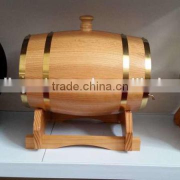 Factory Supply Customized Handmade wooden clear barrel