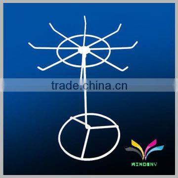 China Manufacturer Sturdy Flooring Detachable Wire Retail Rotating Display Rack photo-2