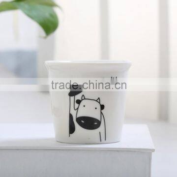 White Chinese Zodiac Animals Ceramic Coffee Mug photo-3
