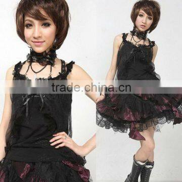 PUNK Kera GOTHIC DOLLY 61023 VEST SHIRT Gothic Lolita
