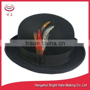 Stylish 100% Wool Felt Bowler Hats photo-2