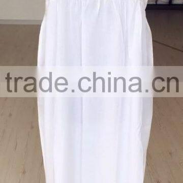 Widely Used White Cotton Nightgown