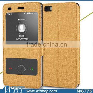 New Arrival Leather Flip Stand Case for Huawei P8 Lite, for Huawei P8 Mini Windows Leather Smart Case photo-4