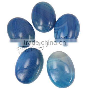 Blue Agate Agate Cabochon 703675