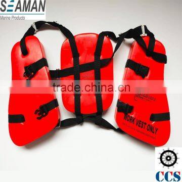 Vinyl Dip Work Type V Vest with SOLAS reflective tape for oil platform