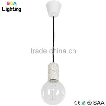 Europe classic hanging pendant lights with concrete lamp shade