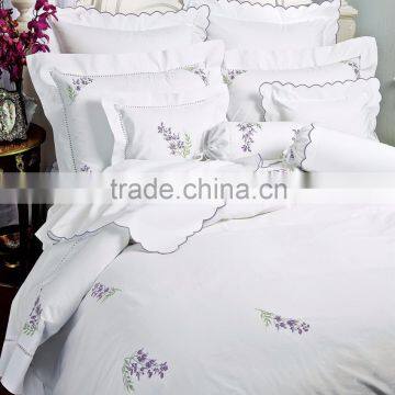 Hand embroidered bedding set, duvet, pillow, bed sheet no 52