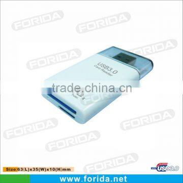 usb 3.0 SD,TF 2 in 1 card reader push style