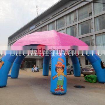 New enviroment protection 6 legs inflatable advertising tent for sale