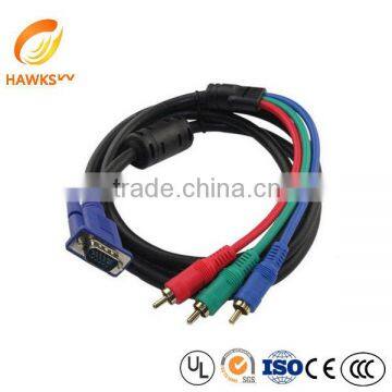 High Speed VGA to RCA Converter Home Appliances Cable