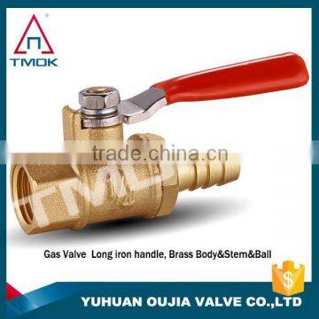 TMOK 1/4 npt Brass Mini Ball Valve Gas Oil Engine Motor Steam 400psi Hit Miss Water