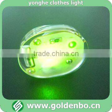 Yonghe vibration led flashing lights for children clothing ornament