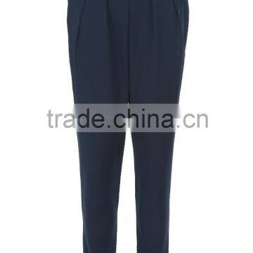 Woven long lady trousers for spring,summer,autumn