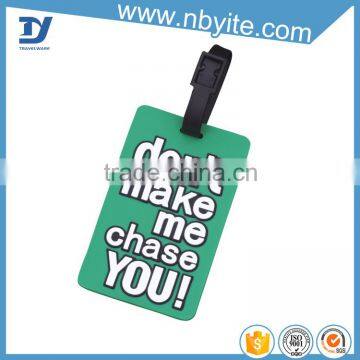 direct sale funny design custom hang tag in bulk plastic luggage bag tag